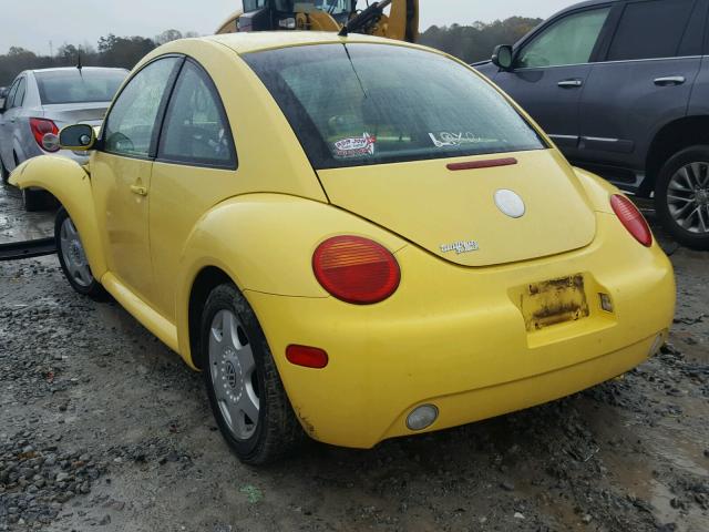 3VWBK31C94M410471 - 2004 VOLKSWAGEN NEW BEETLE YELLOW photo 3