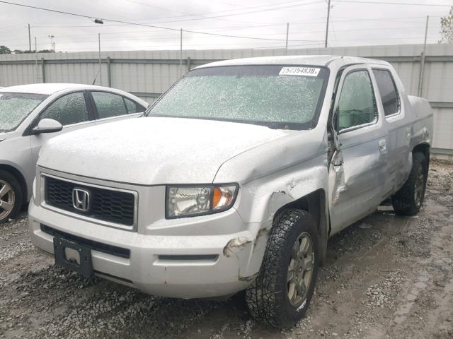 2HJYK163X8H521931 - 2008 HONDA RIDGELINE SILVER photo 2