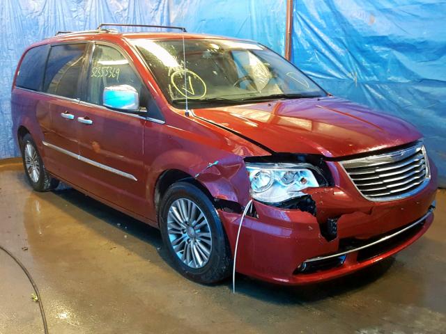 2C4RC1CG1DR623121 - 2013 CHRYSLER TOWN & COU RED photo 1