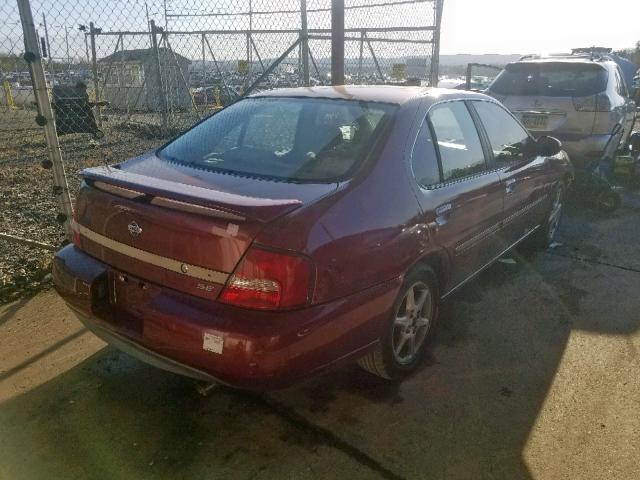 1N4DL01D11C101340 - 2001 NISSAN ALTIMA XE RED photo 4