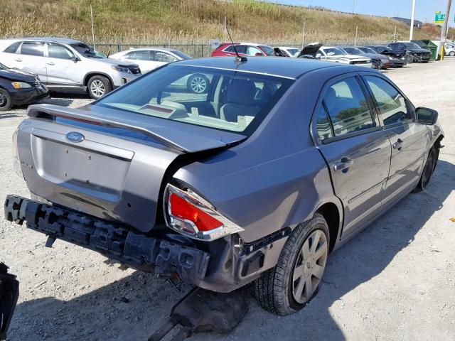 3FAHP06Z47R212047 - 2007 FORD FUSION S GRAY photo 4