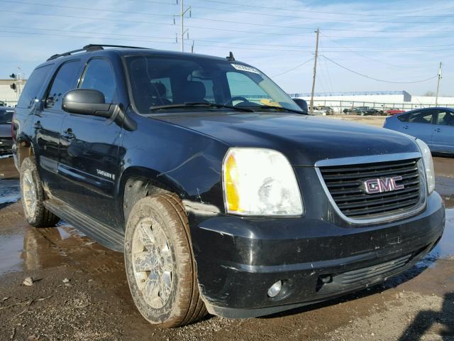 1GKFK13007J111856 - 2007 GMC YUKON BLACK photo 1