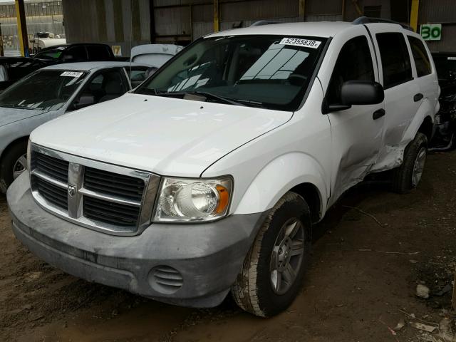 1D8HD38K18F103047 - 2008 DODGE DURANGO SX WHITE photo 2