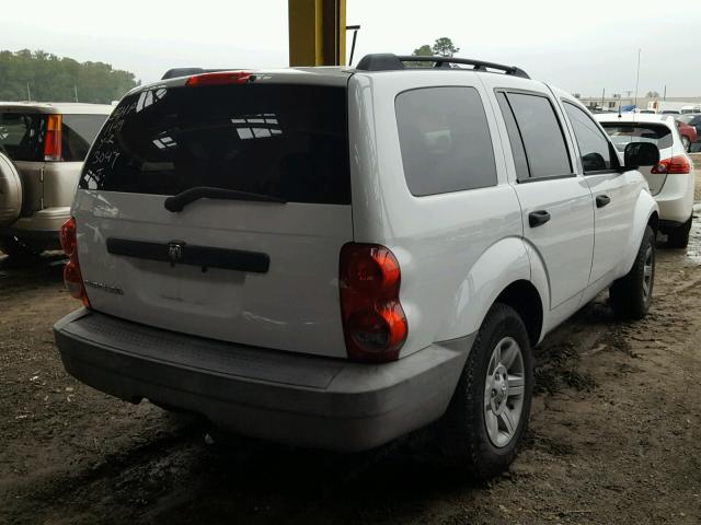 1D8HD38K18F103047 - 2008 DODGE DURANGO SX WHITE photo 4