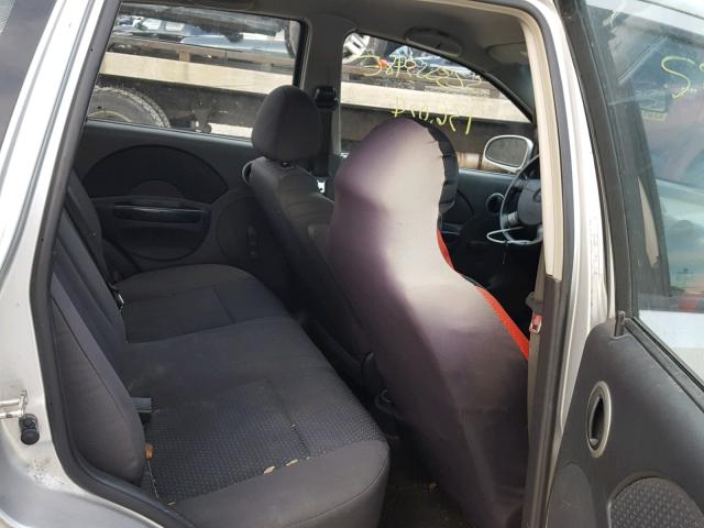 KL1TD66698B248948 - 2008 CHEVROLET AVEO BASE Күміс фото 6