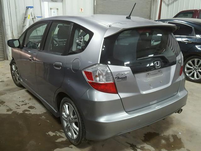 JHMGE88479S020185 - 2009 HONDA FIT SPORT SILVER photo 3