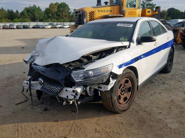 1FAHP2L87EG157900 - 2014 FORD TAURUS POL WHITE photo 2