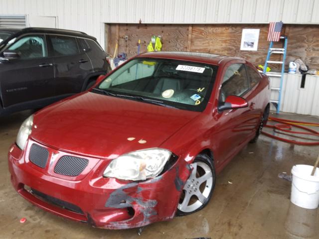 1G2AN18B077101353 - 2007 PONTIAC G5 GT RED photo 2