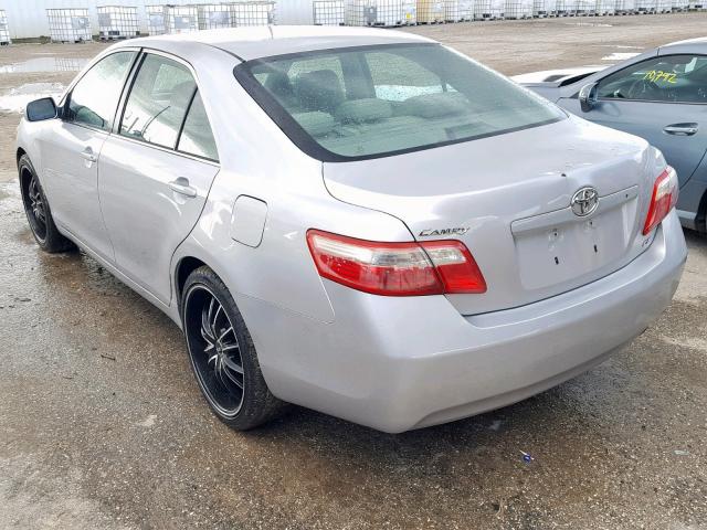 4T1BE46K57U724081 - 2007 TOYOTA CAMRY CE SILVER photo 3