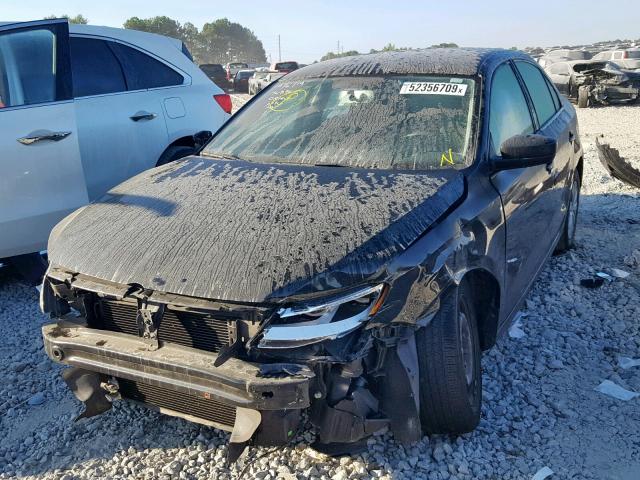 3VW2K7AJ6CM370516 - 2012 VOLKSWAGEN JETTA BASE 黑色 照片 2