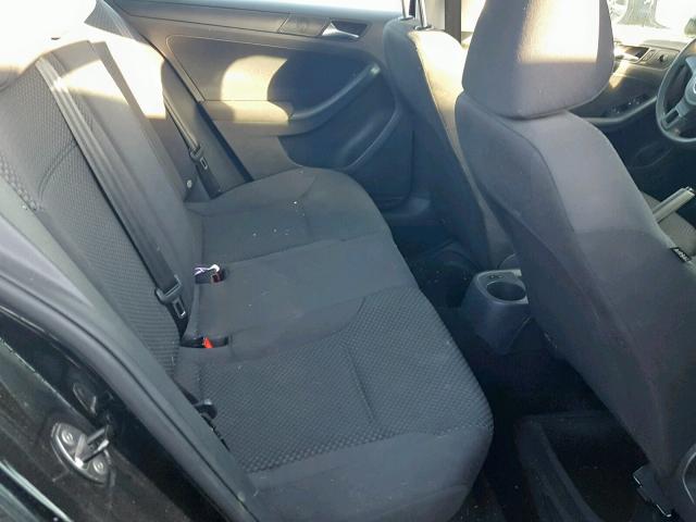 3VW2K7AJ6CM370516 - 2012 VOLKSWAGEN JETTA BASE 黑色 照片 6