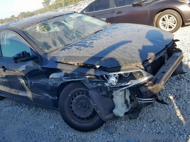 3VW2K7AJ6CM370516 - 2012 VOLKSWAGEN JETTA BASE 黑色 照片 9