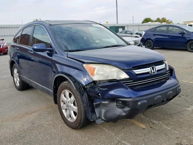 5J6RE48738L016909 - 2008 HONDA CR-V EXL BLUE photo 1