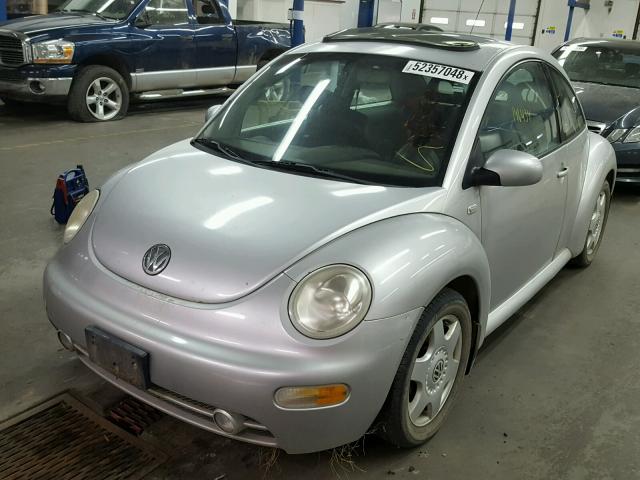 3VWCK21C71M478651 - 2001 VOLKSWAGEN NEW BEETLE GRAY photo 2