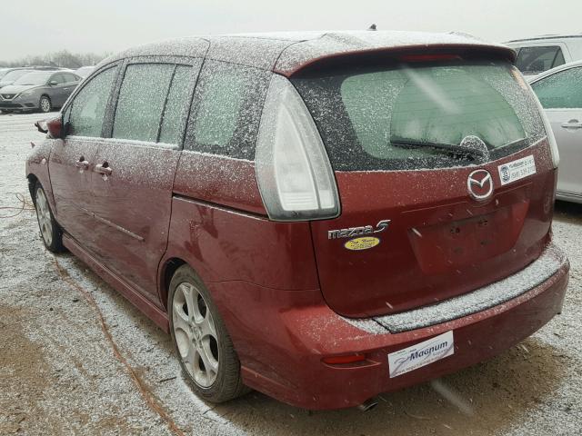 JM1CR293790356888 - 2009 MAZDA 5 RED photo 3