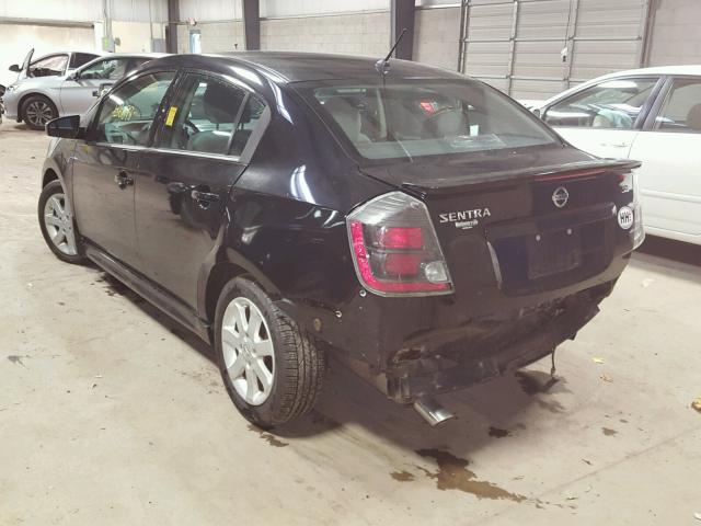 3N1AB6AP6AL697839 - 2010 NISSAN SENTRA 2.0 BLACK photo 3