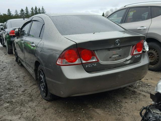 2HHFD56707H202081 - 2007 ACURA CSX PREMIU GRAY photo 3