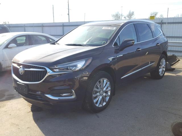 5GAERCKW6JJ164879 - 2018 BUICK ENCLAVE PR BURGUNDY photo 2