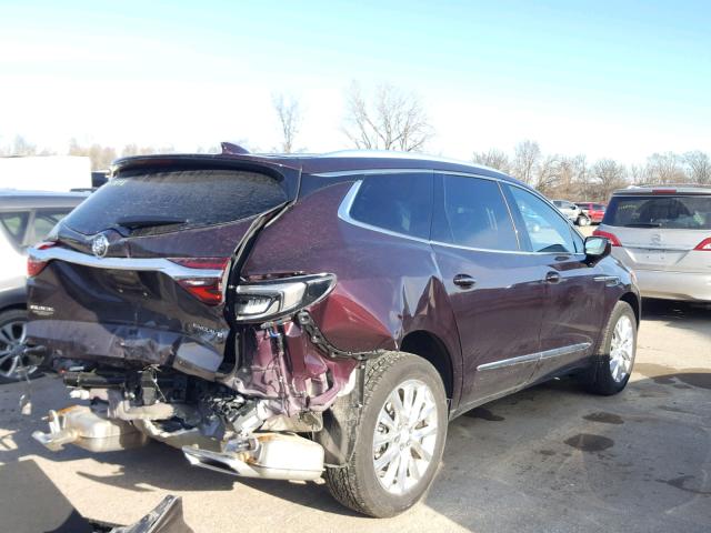5GAERCKW6JJ164879 - 2018 BUICK ENCLAVE PR BURGUNDY photo 4