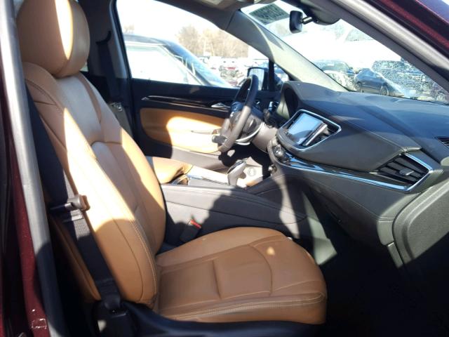 5GAERCKW6JJ164879 - 2018 BUICK ENCLAVE PR BURGUNDY photo 5