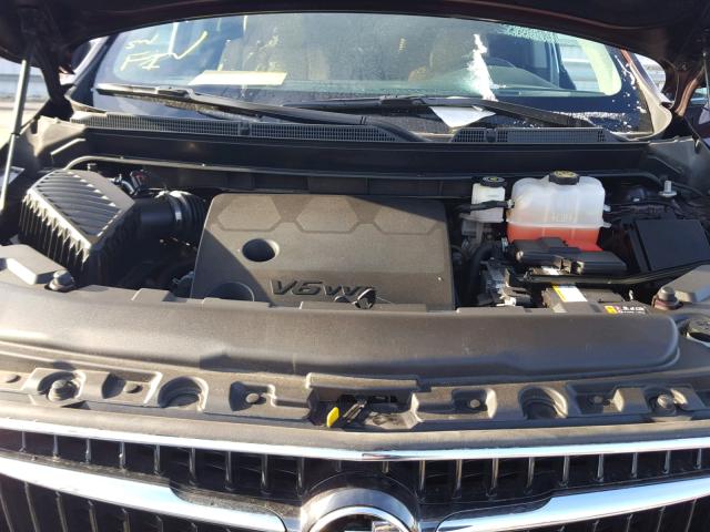 5GAERCKW6JJ164879 - 2018 BUICK ENCLAVE PR BURGUNDY photo 7