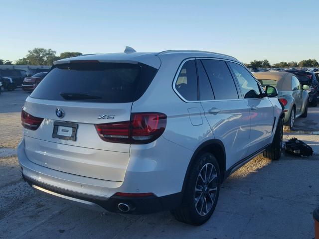 5UXKR2C31H0U23759 - 2017 BMW X5 SDRIVE3 WHITE photo 4