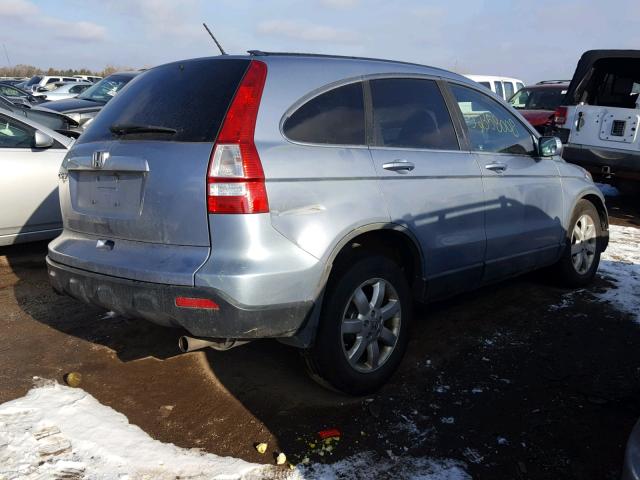 5J6RE48748L050812 - 2008 HONDA CR-V EXL SILVER photo 4