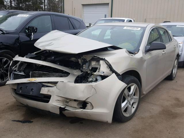 1G1ZA5E04AF282449 - 2010 CHEVROLET MALIBU LS TAN photo 2