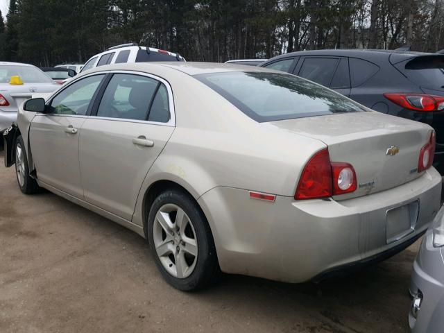 1G1ZA5E04AF282449 - 2010 CHEVROLET MALIBU LS TAN photo 3
