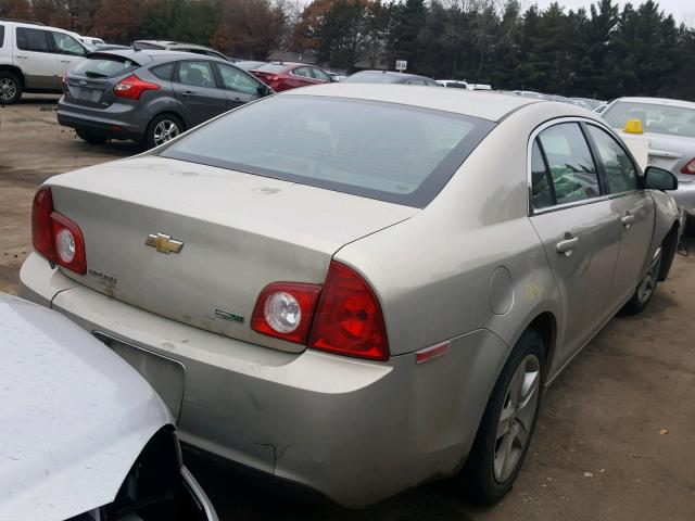 1G1ZA5E04AF282449 - 2010 CHEVROLET MALIBU LS TAN photo 4
