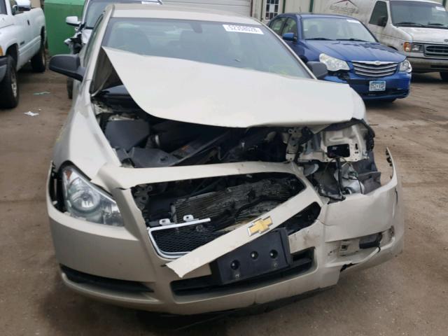 1G1ZA5E04AF282449 - 2010 CHEVROLET MALIBU LS TAN photo 9
