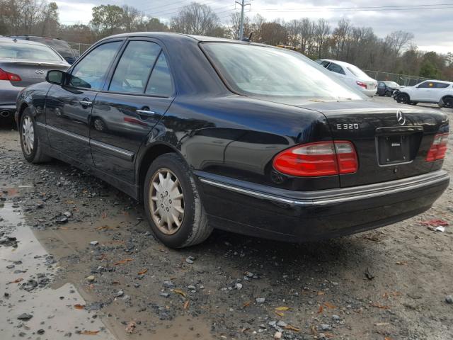 WDBJF65J0YA969079 - 2000 MERCEDES-BENZ E 320 BLACK photo 3