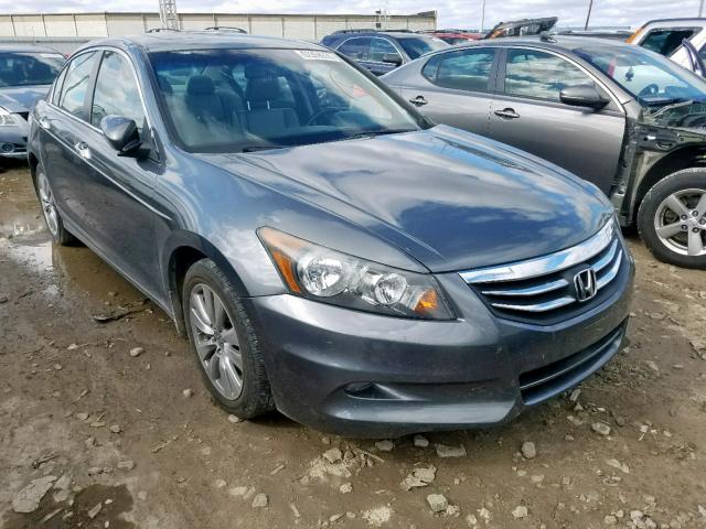 1HGCP3F86BA022722 - 2011 HONDA ACCORD EXL GRAY photo 1