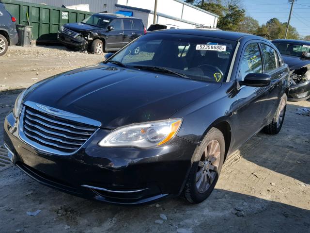 1C3CCBBB3DN514405 - 2013 CHRYSLER 200 TOURIN BLACK photo 2