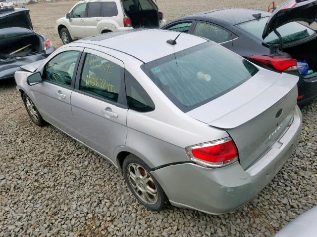 1FAHP36N79W188860 - 2009 FORD FOCUS SES SILVER photo 3