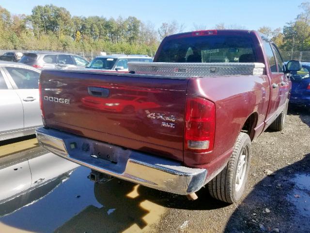 1D7HU18N73S150697 - 2003 DODGE RAM 1500 S RED photo 4