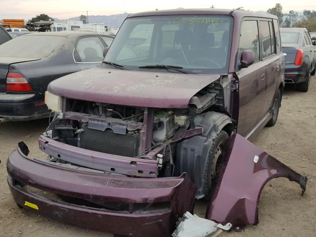 JTLKT324X50176941 - 2005 TOYOTA SCION XB Bənövşəyi foto 2