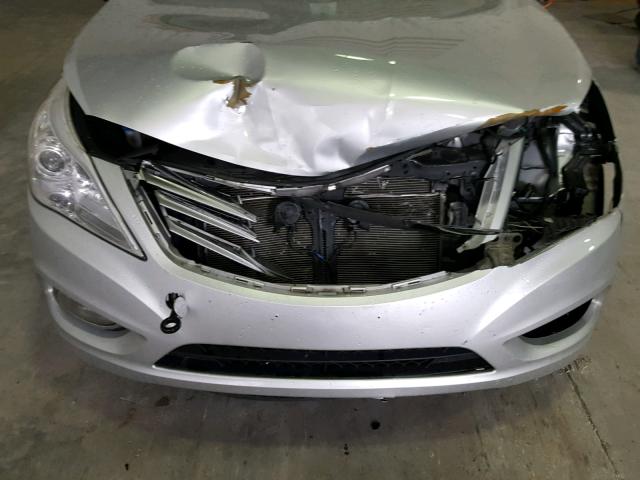 KMHFG4JG3DA262308 - 2013 HYUNDAI AZERA SILVER photo 9