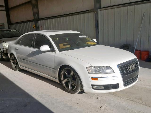 WAURVAFA7AN009679 - 2010 AUDI A8 QUATTRO WHITE photo 1