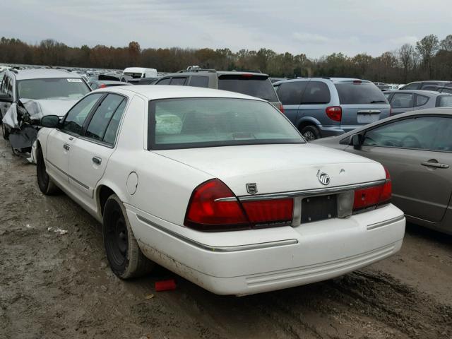 2MEFM74WXXX652477 - 1999 MERCURY GRAND MARQ WHITE photo 3