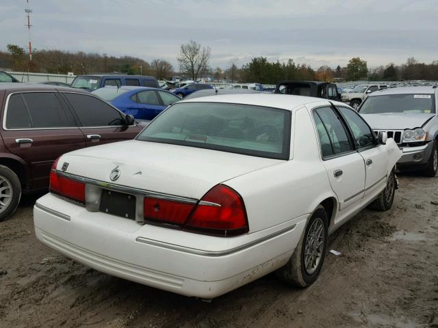 2MEFM74WXXX652477 - 1999 MERCURY GRAND MARQ WHITE photo 4