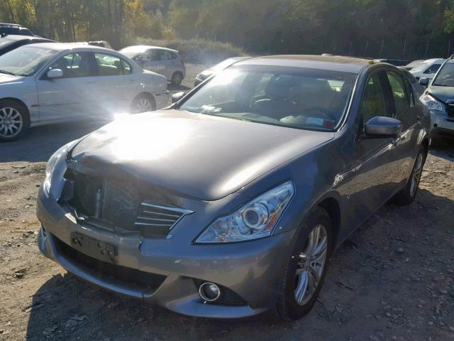 JN1CV6AR0FM524106 - 2015 INFINITI Q40 GRAY photo 2