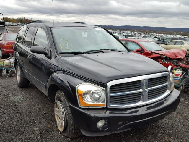 1D4HB48N55F613033 - 2005 DODGE DURANGO SL BLACK photo 1