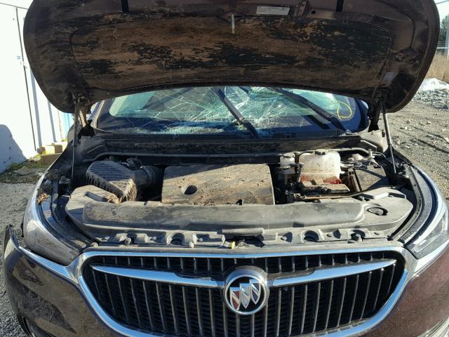 5GAEVAKWXJJ161029 - 2018 BUICK ENCLAVE ES BURGUNDY photo 7