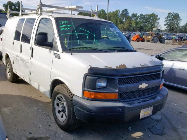 1GCFG154791131344 - 2009 CHEVROLET EXPRESS G1 WHITE photo 1