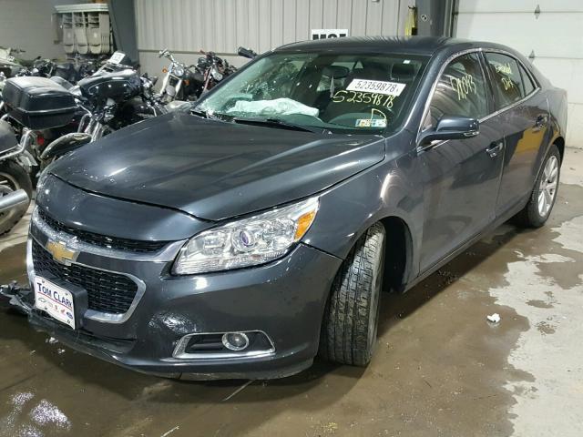 1G11D5SL1FF125732 - 2015 CHEVROLET MALIBU 2LT CHARCOAL photo 2