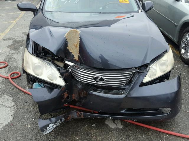 JTHBJ46G882169697 - 2008 LEXUS ES 350 GRAY photo 7