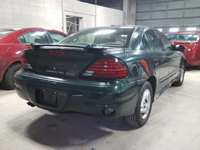 1G2NE52F63C202080 - 2003 PONTIAC GRAND AM S GREEN photo 4