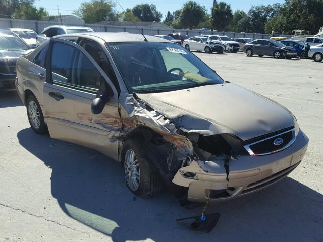 1FAFP34N77W190535 - 2007 FORD FOCUS ZX4 BEIGE photo 1