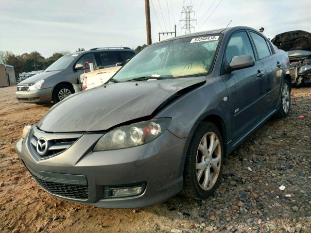 JM1BK323891234745 - 2009 MAZDA 3 S GRAY photo 2